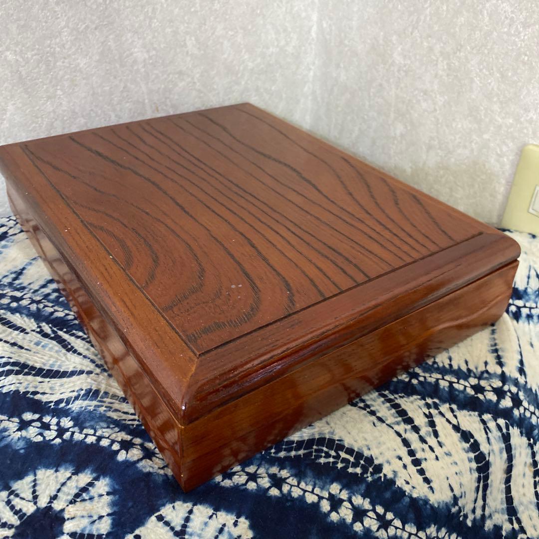 中国　硯箱　書道家