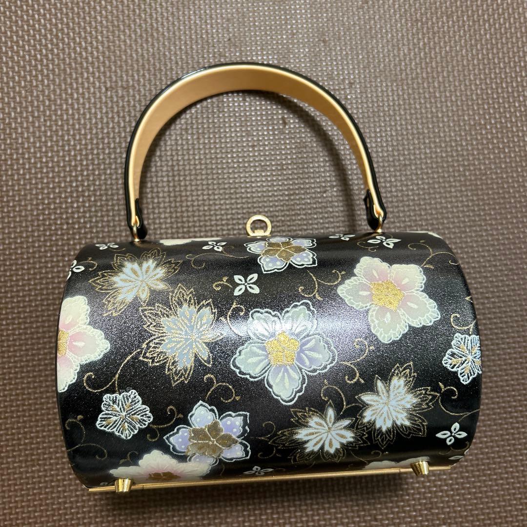 成人式 和装 バッグ 草履 黒 24cm