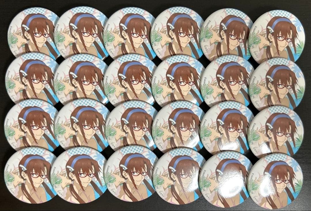 エヴァンゲリオン　マリ　缶バッジ(サマーフェス)水着ver