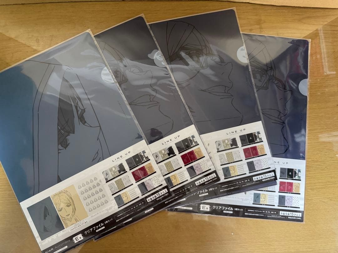 NieR 放送記念くじ　A賞、B賞、E賞　4点、ヨルハ賞