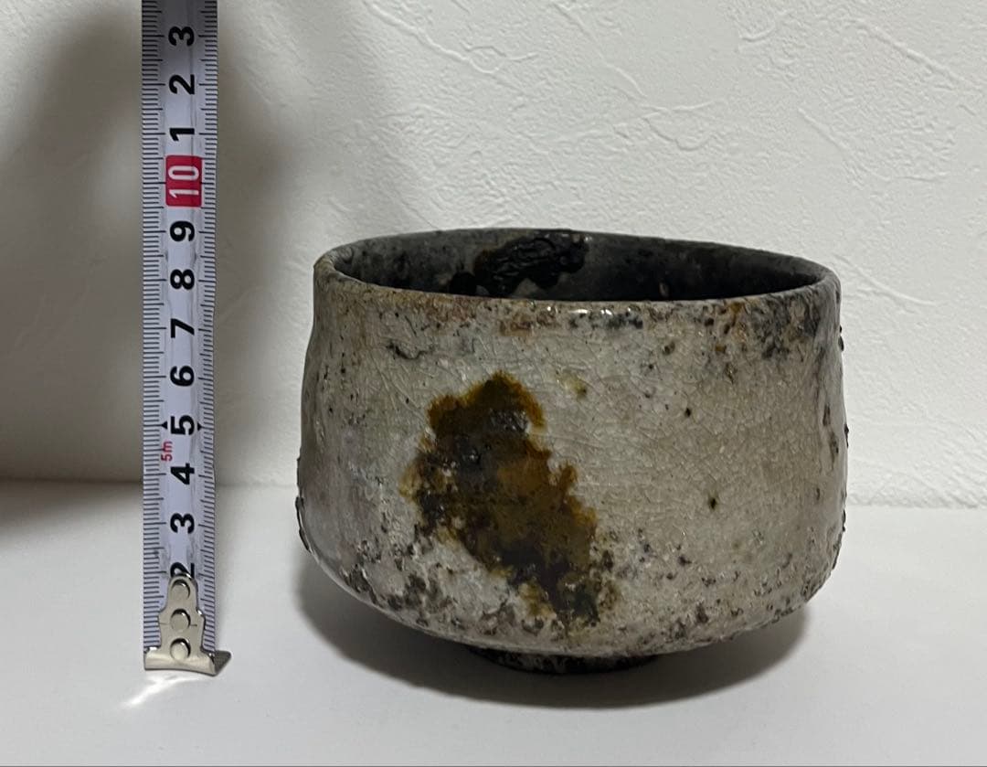 萩焼　12代　田原陶兵衛　茶碗　抹茶椀　茶器　木箱付　中古