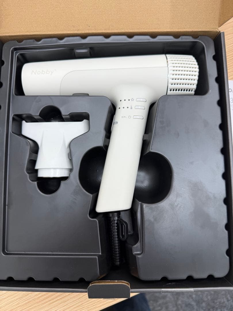 未使用品 Nobby+ ヘアドライヤー ND340B ホワイト 軽量
