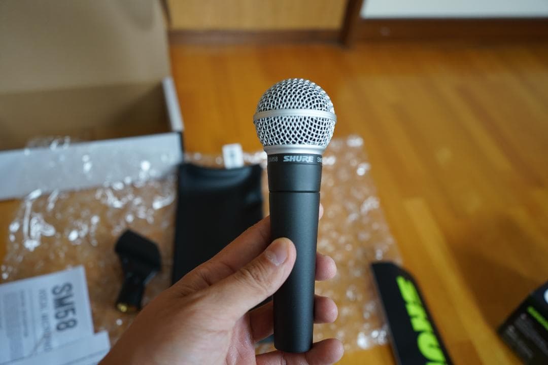 SHURE SM58 マイク アーム ケーブルセット
