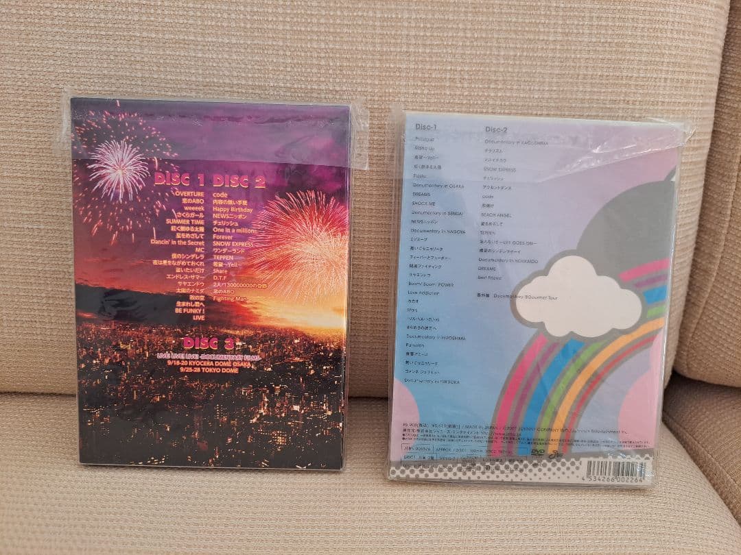 【中古・美品・激レア】アイドル NEWS ライブ DVD初回限定盤 セット