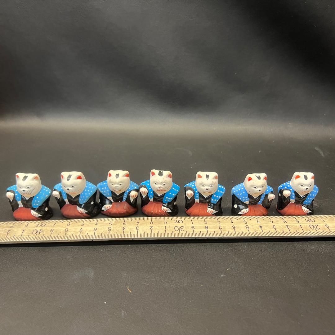 〇※後右1266 住吉大社 招福猫 42体 招き猫 木箱 ケース