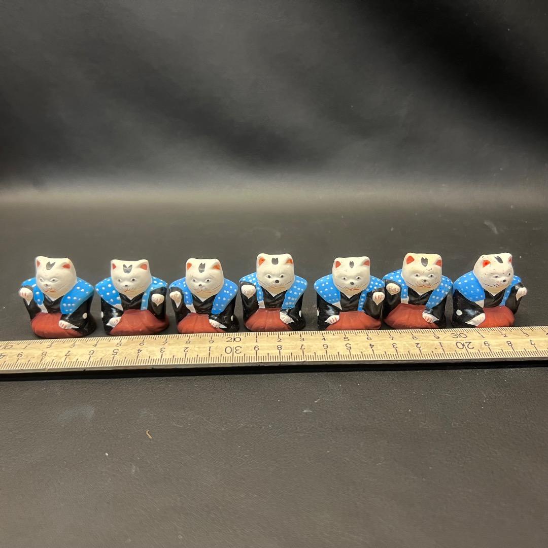 〇※後右1266 住吉大社 招福猫 42体 招き猫 木箱 ケース