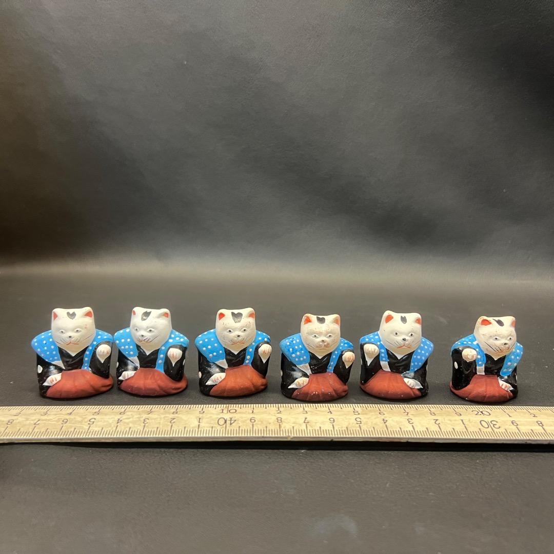 〇※後右1266 住吉大社 招福猫 42体 招き猫 木箱 ケース