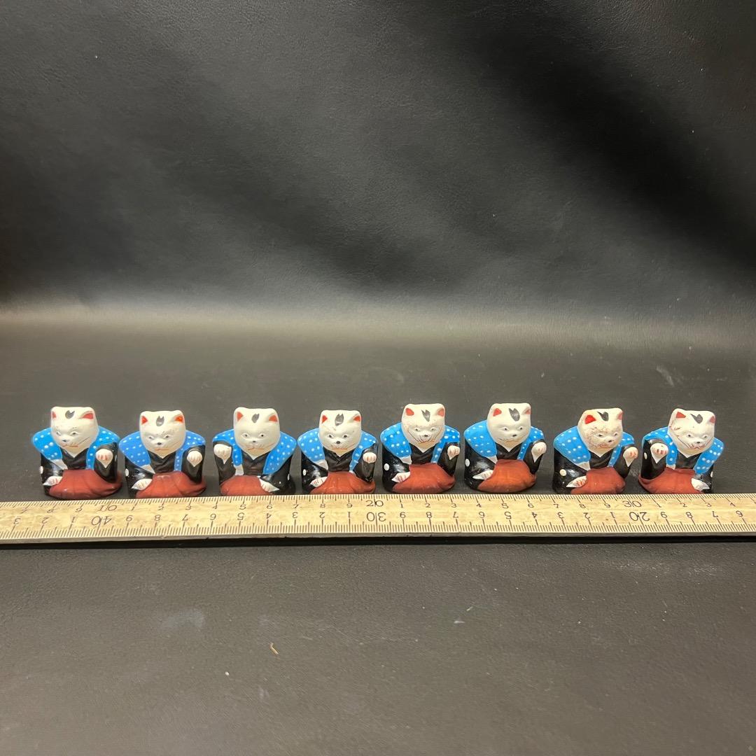 〇※後右1266 住吉大社 招福猫 42体 招き猫 木箱 ケース