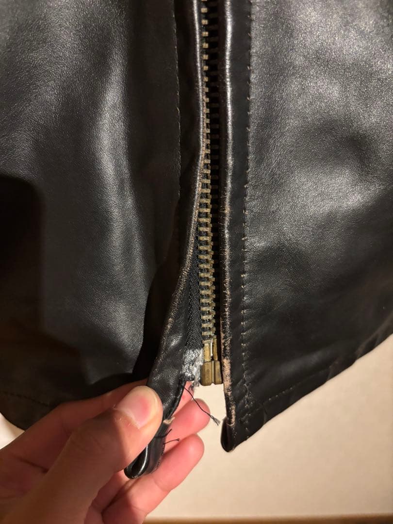 ショット　トラッカージャケット schoott レザージャケット　36サイズ