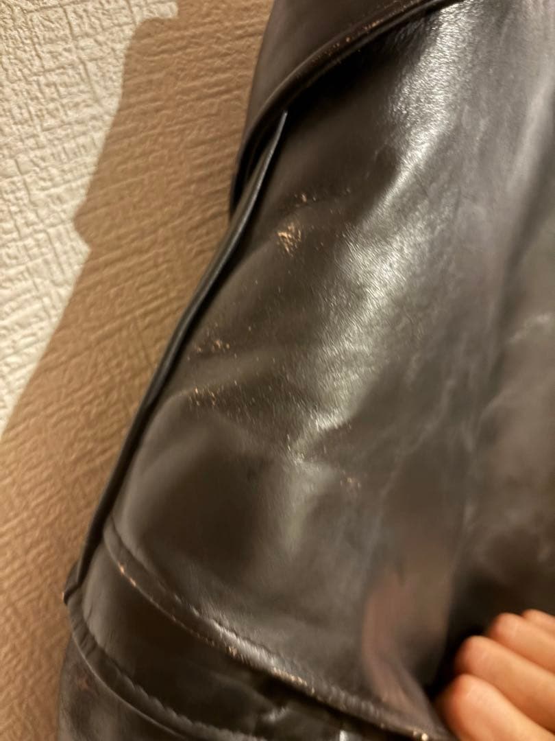 ショット　トラッカージャケット schoott レザージャケット　36サイズ