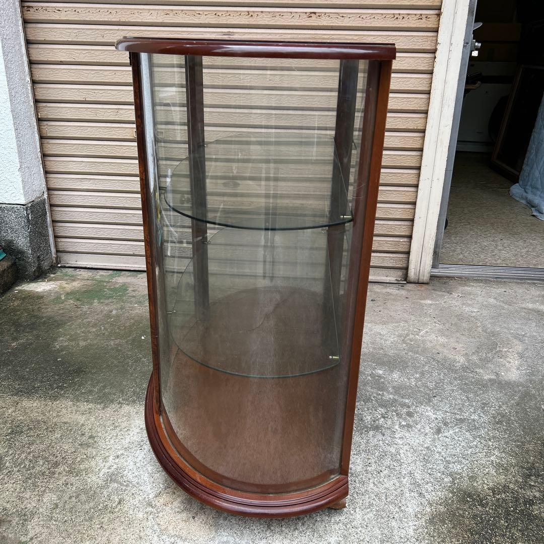 イタリア製　FPPASI コレクションボード　ミラー付キャビネット　ハーフムーン