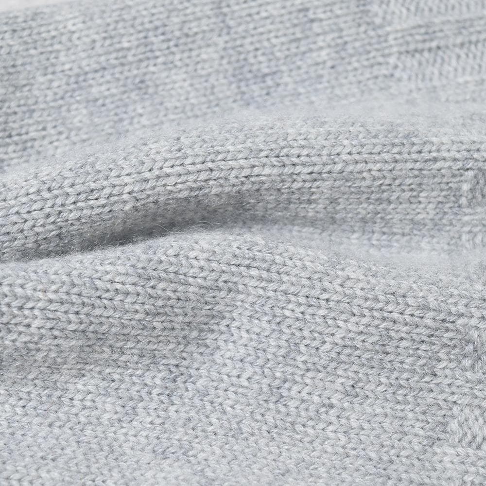 英国製 Johnstons of Elgin カシミヤ ニット帽 ボンボン付き