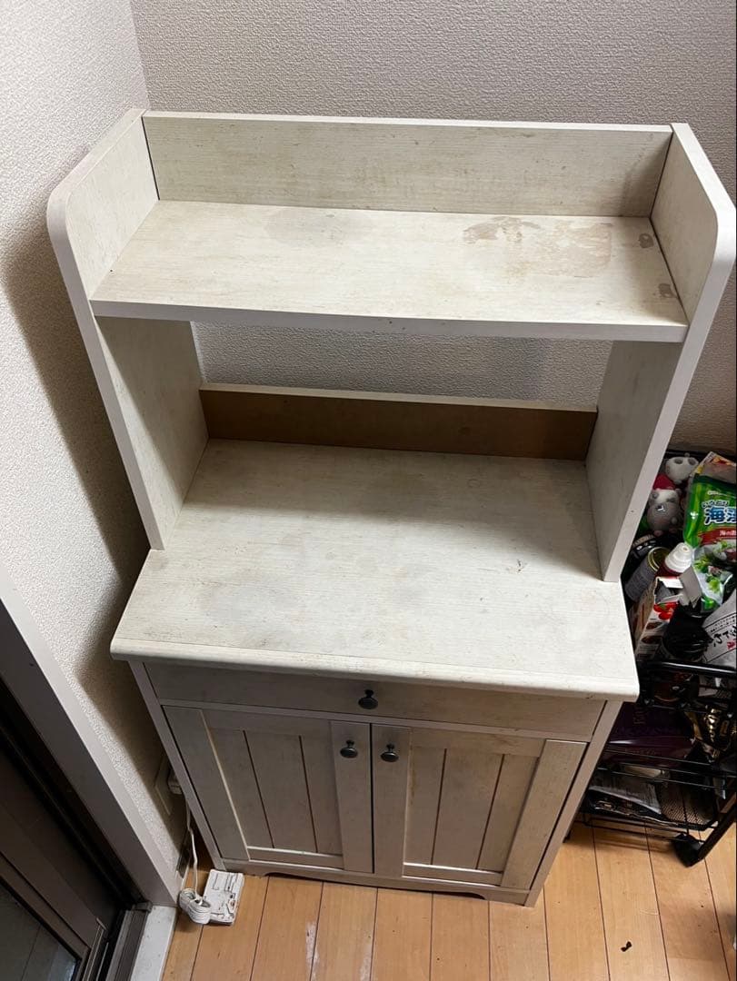 キッチン キャビネット 棚 食器棚 収納 8月末まで