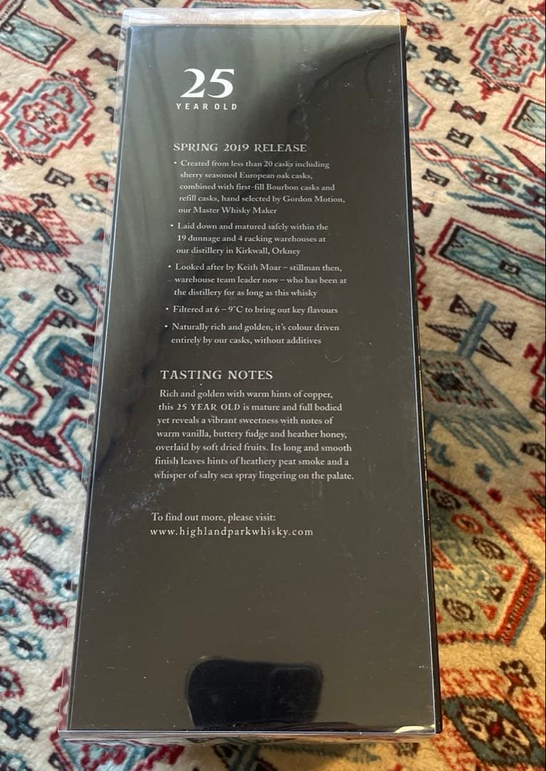 HIGHLAND PARK 25year old ハイランドパーク　25年