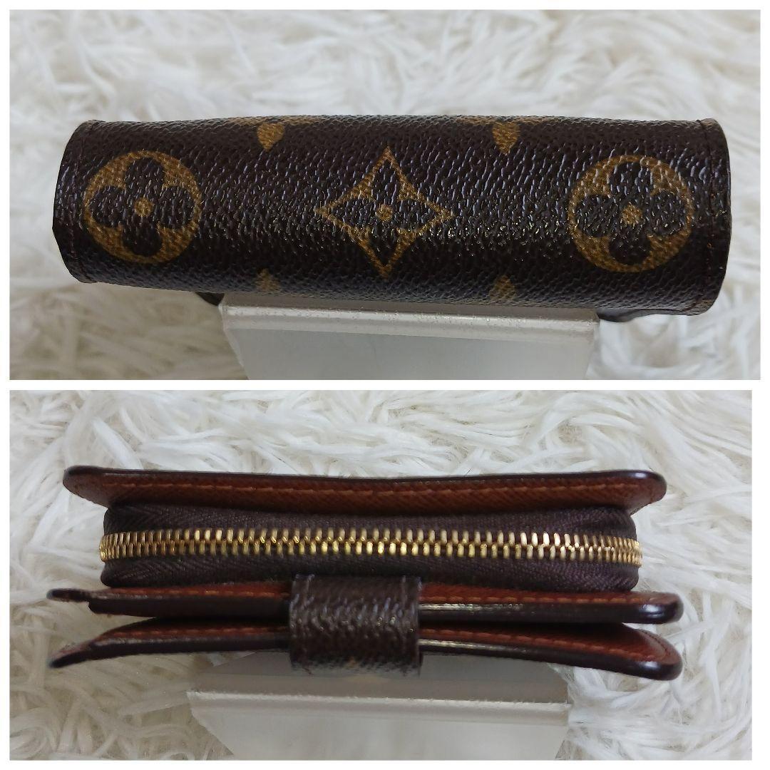 【美品】 ルイヴィトン モノグラム コンパクトジップ 二つ折り財布
