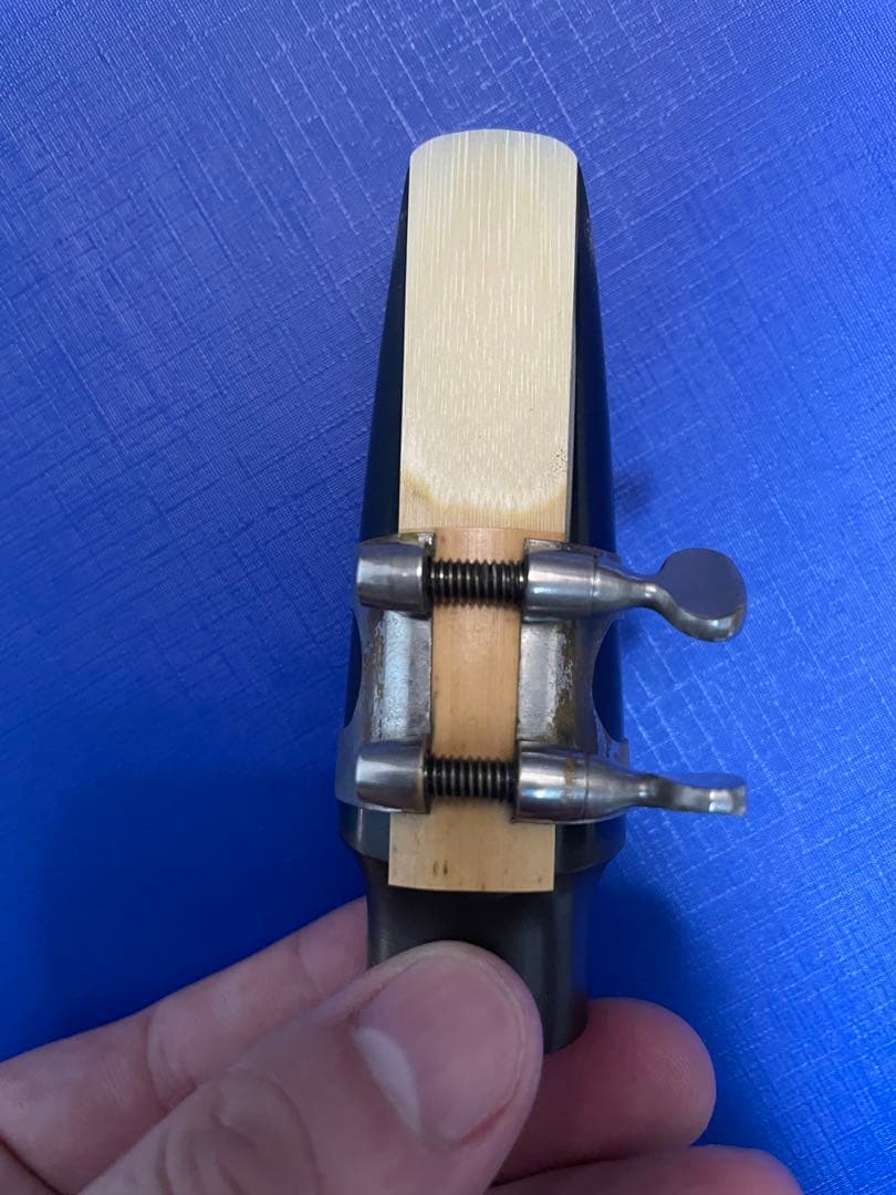 SELMER アルトサックスリガチャー　スモールin ニッケルシルバー