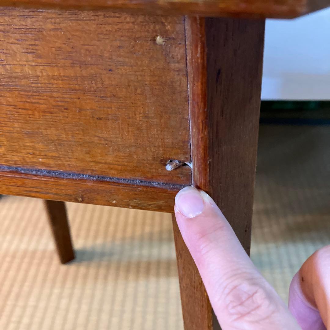 アンティーク木製 スツール 丸椅子 花台 昭和レトロ 古道具 古家具　角椅子