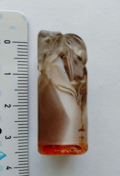 中国骨董　清の時代 貴重天然水晶印鑑 旧蔵した書道篆刻品 希少価値が高い高級印材