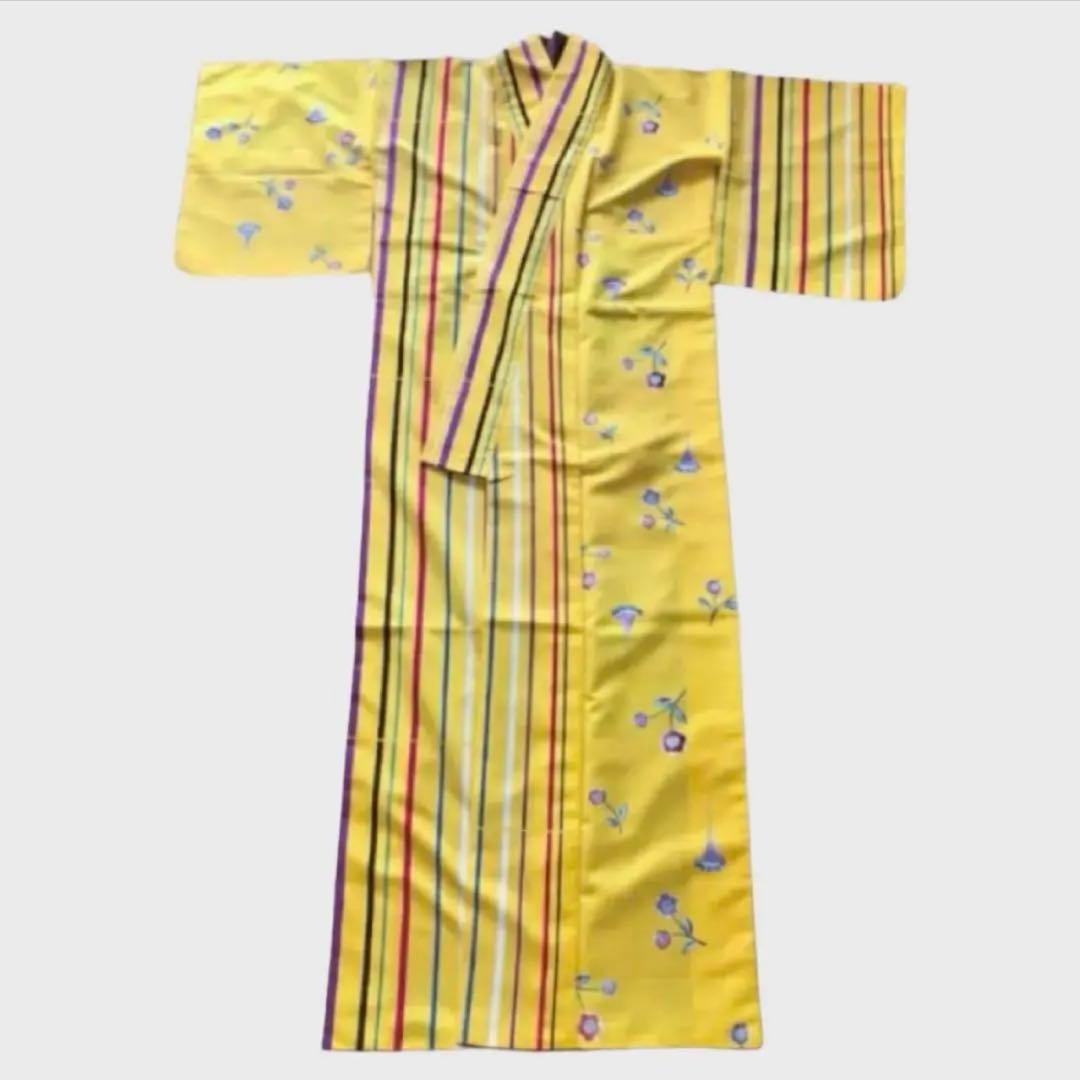 撫松庵　小紋　洗える着物