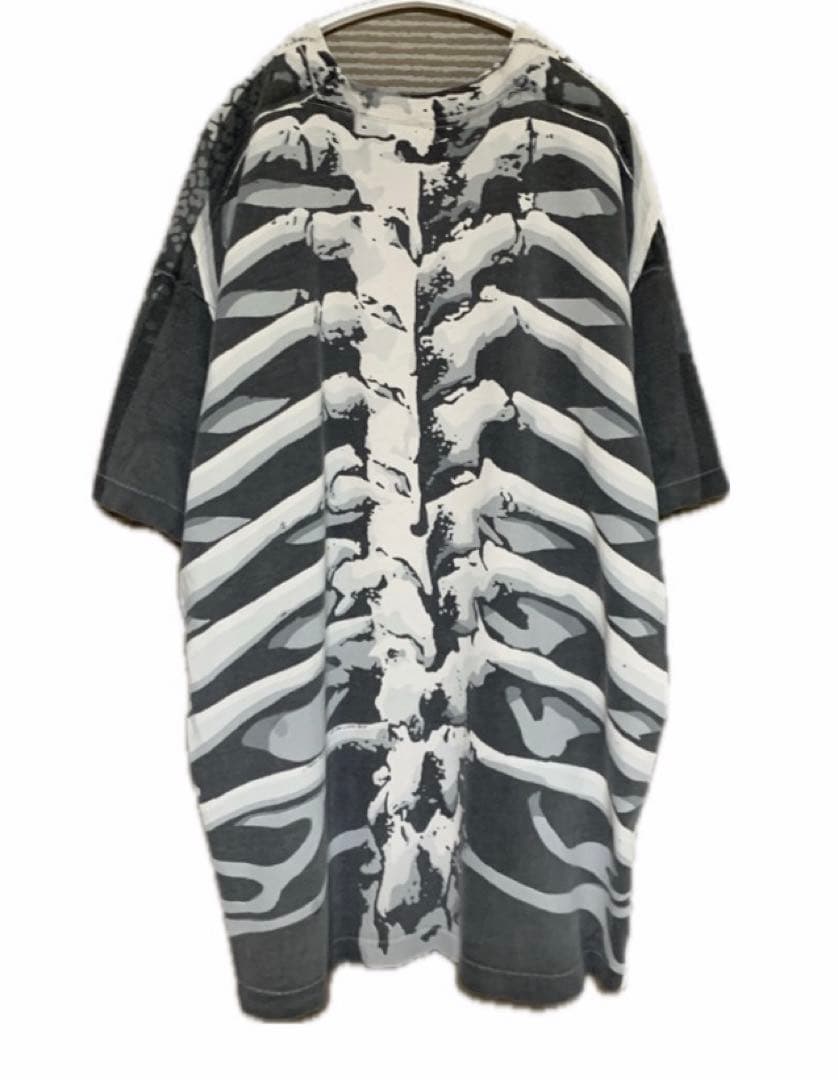 鮨*m様 USA製©︎1992 Liquid Blue スカル総柄Tシャツ XL