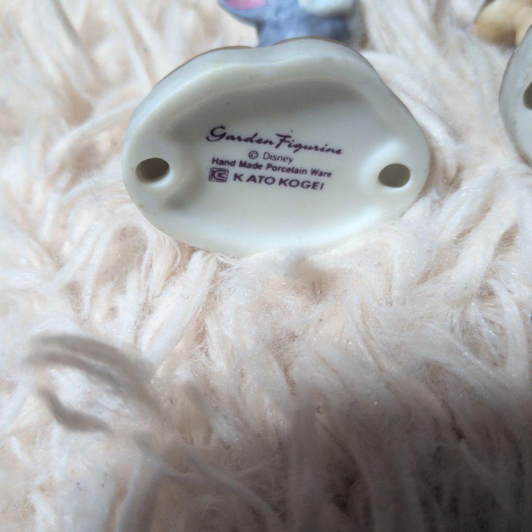 加藤工芸　ガーデンフィギュア　わんわん物語　ディズニー