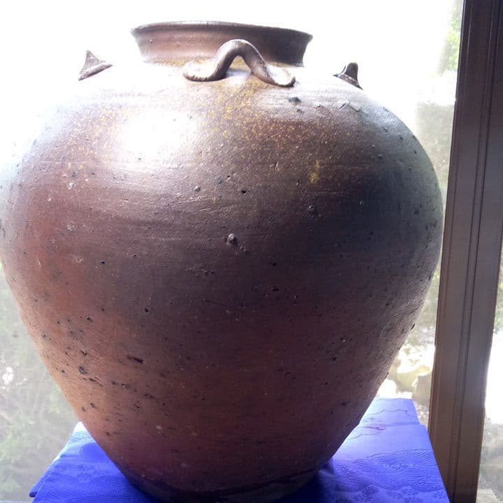 桃山時代備前焼4耳壺