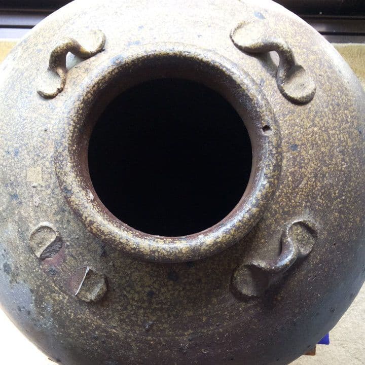 桃山時代備前焼4耳壺