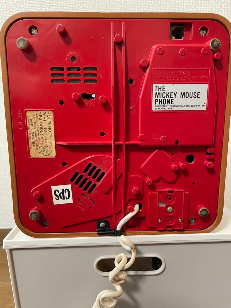 ミッキーマウス　電話機