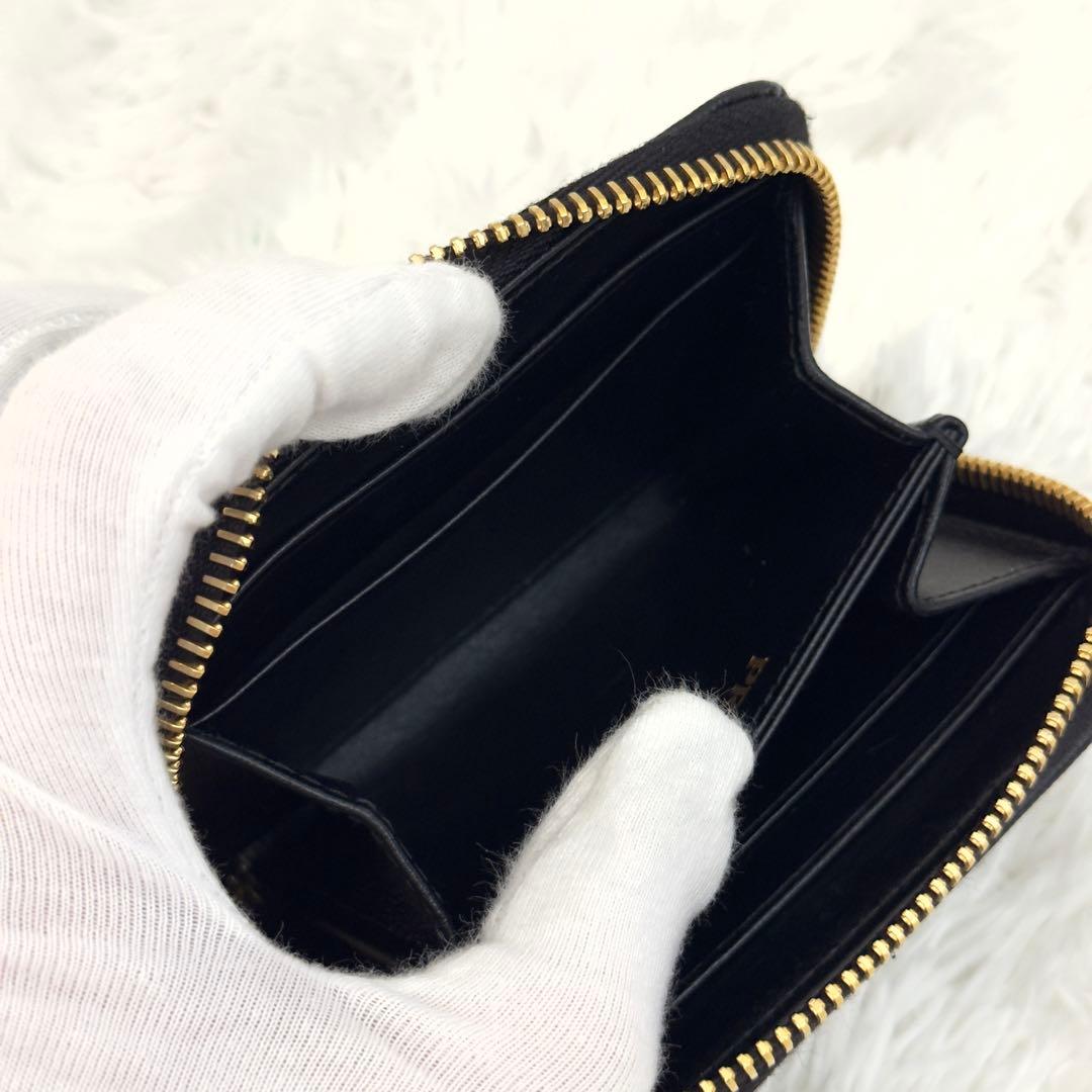 極美品✨PRADA プラダ ヴィッテロムーヴ ラウンドファスナー 財布 小銭入れ