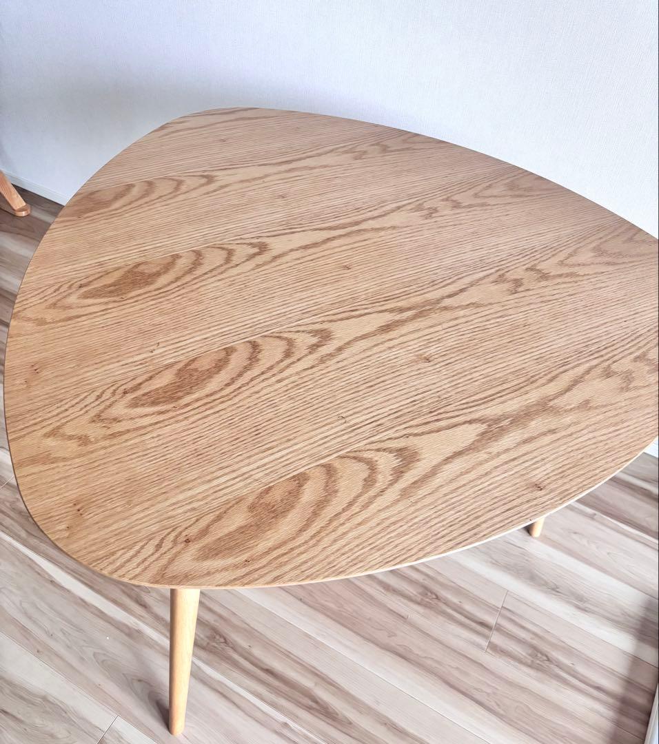 【美品】NOCE ダイニングテーブル 三角 オーク