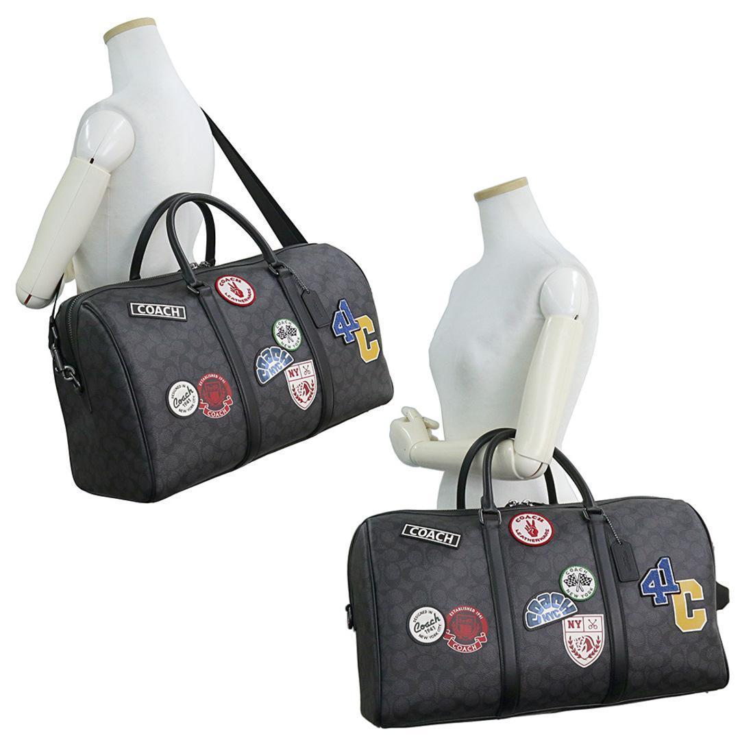 初売り　COACHコーチ.シグネチャーレザーパッチベンチュラーボストン45ｃｍ