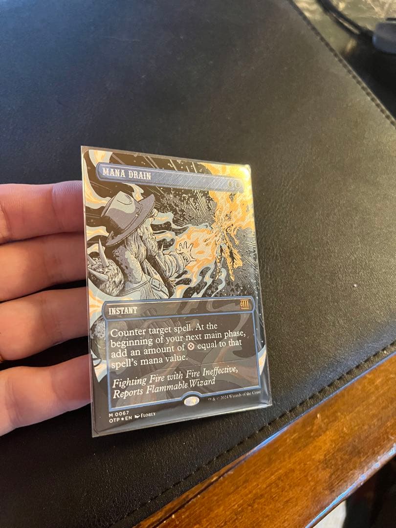 テクスチャーフォイル・マナ吸収Mana Drain Texture Foil