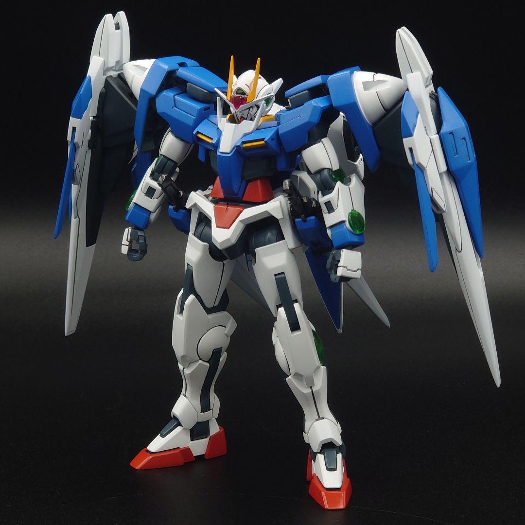 機動戦士ガンダム00　HG 1/144　ダブルオーライザー　ガンプラ全塗装完成品