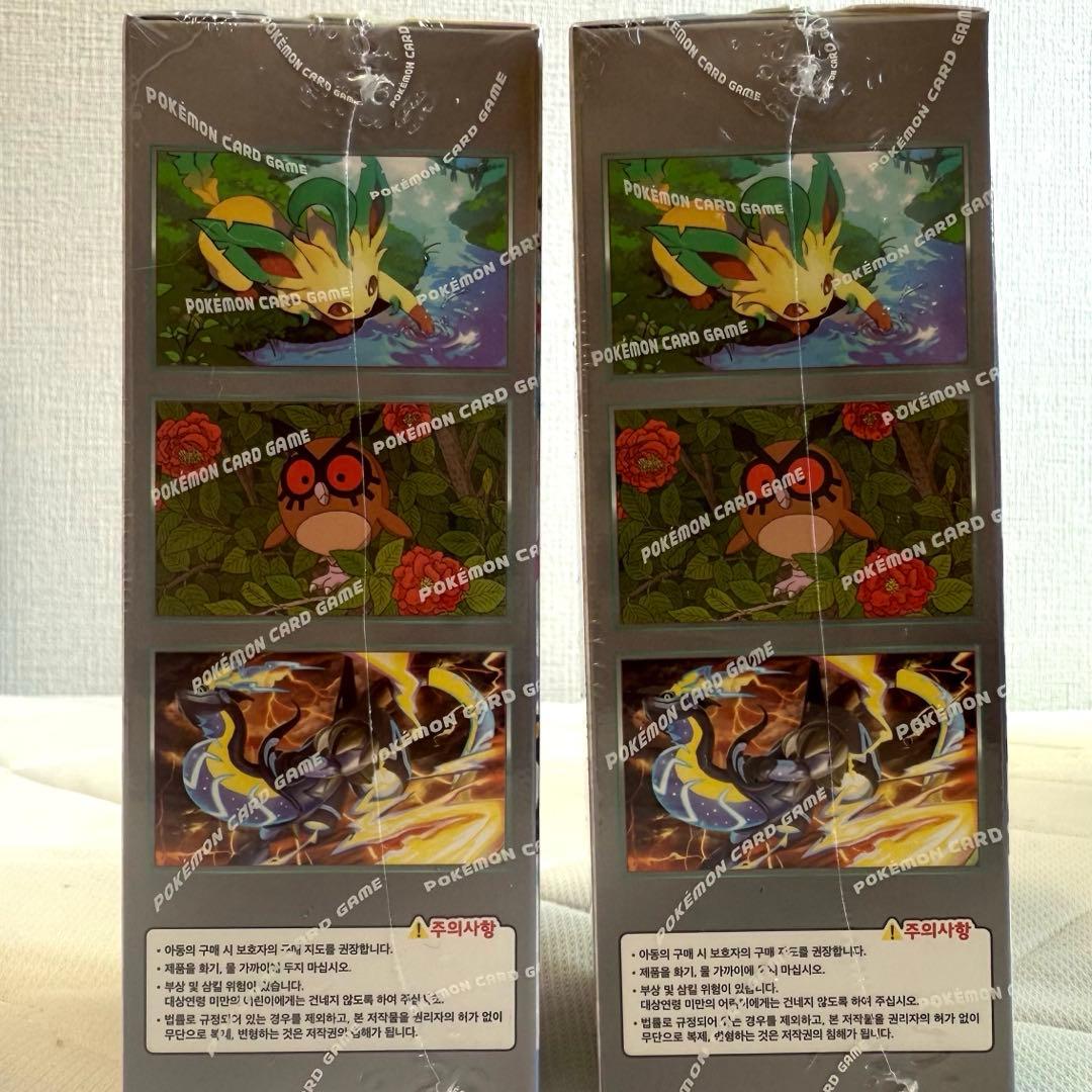 韓国版 ポケモンカードゲームテラスタルフェスex 2BOXセットシュリンク付き