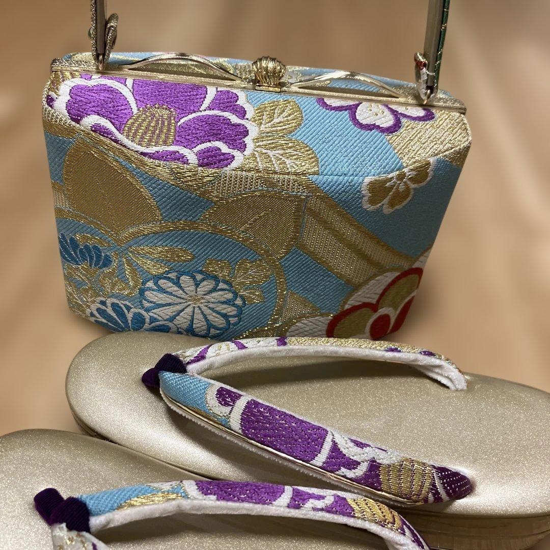 成人式　バッグ草履セット