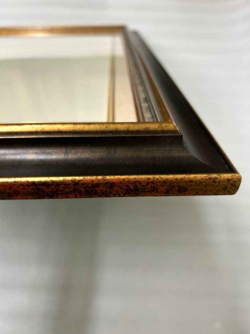 [新品未使用]油彩額縁　P12 アンティーク調