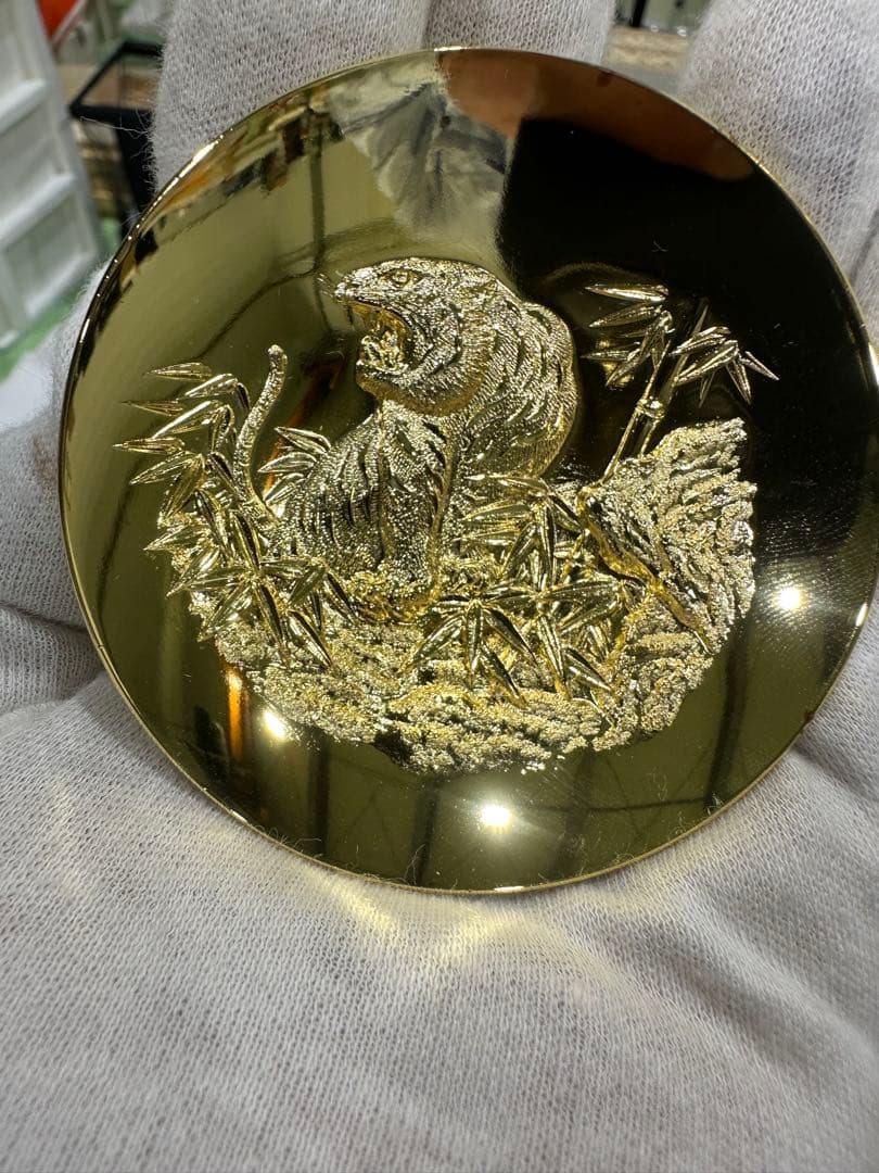 金色の装飾金杯7個セット