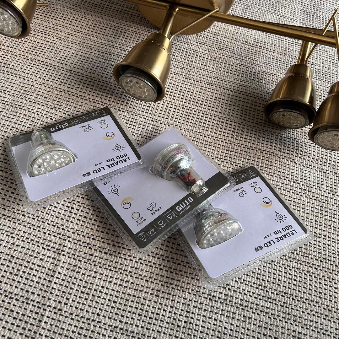 IKEA BAROMETER バロメーテル シーリングライト ゴールド