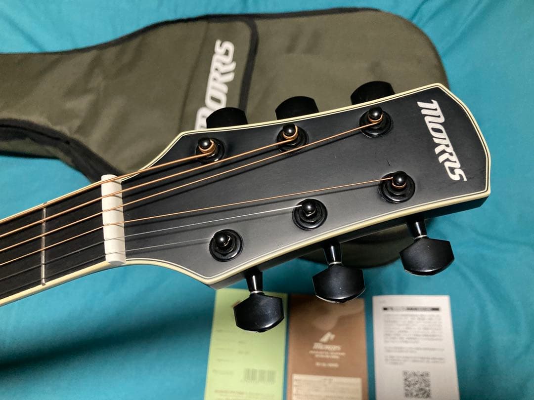 Morris M-021 BLKモーリスアコースティックギター