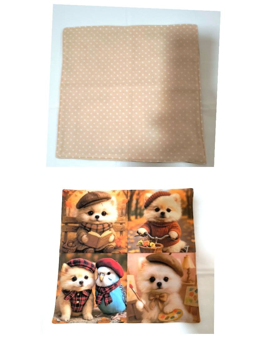 Yourelia様】ハンドメイドオーダー★犬★ガーゼハンカチ　12点