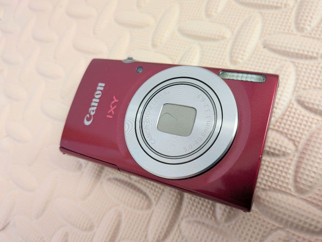 Canon キャノン IXY 200 コンパクトデジタルカメラレッド 充電器付き