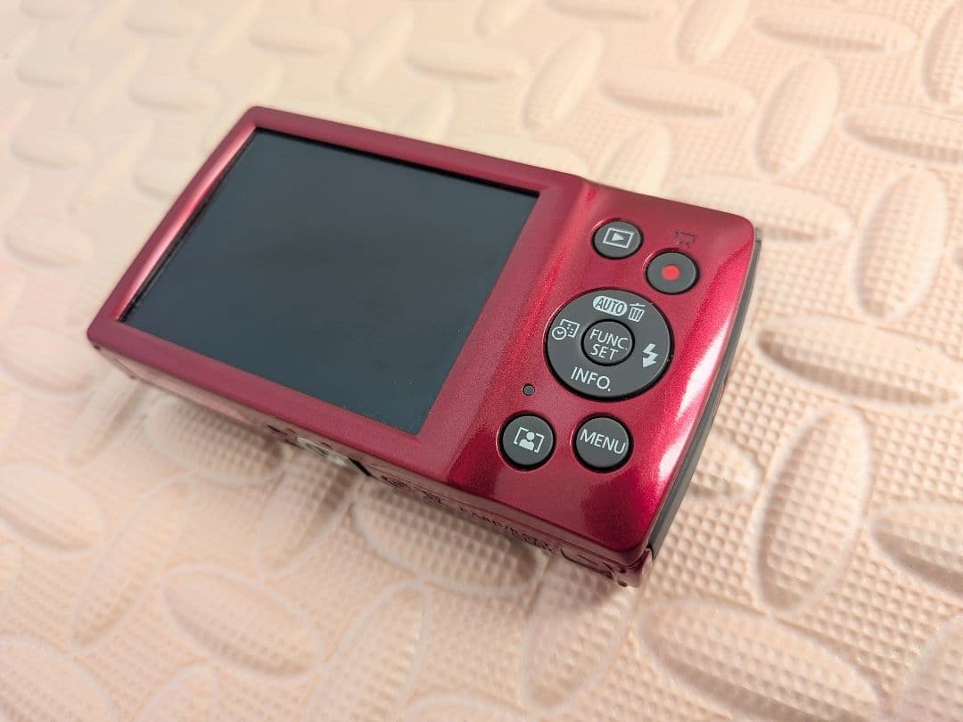 Canon キャノン IXY 200 コンパクトデジタルカメラレッド 充電器付き