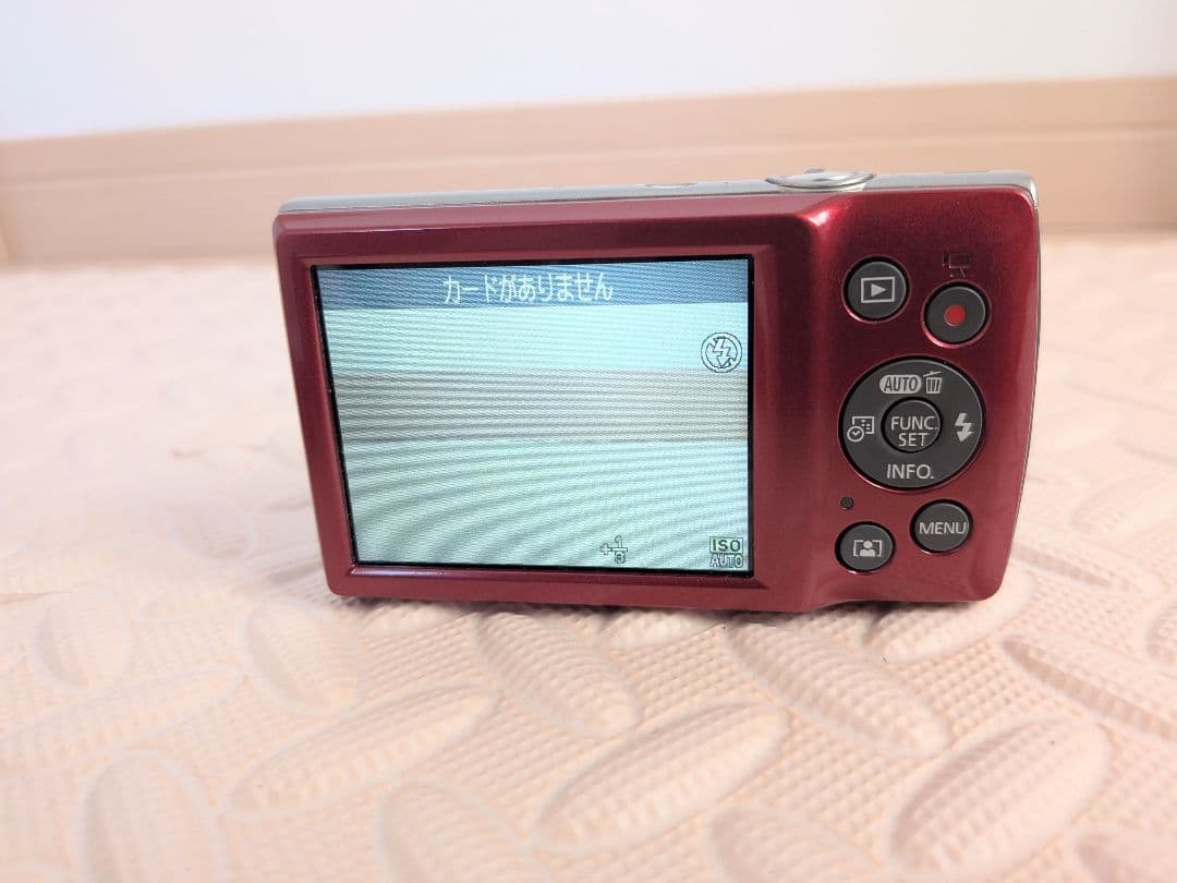 Canon キャノン IXY 200 コンパクトデジタルカメラレッド 充電器付き