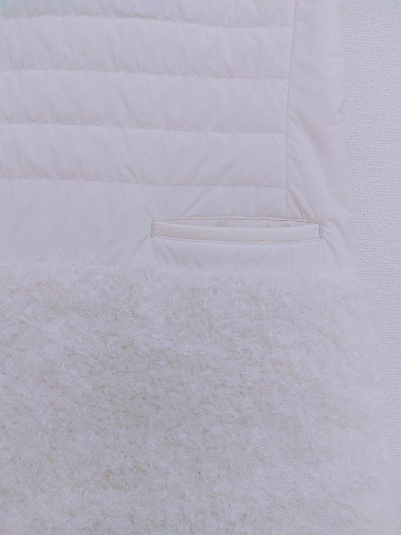 MASTER BUNNY EDITION ファー付きダウンベスト サイズ0