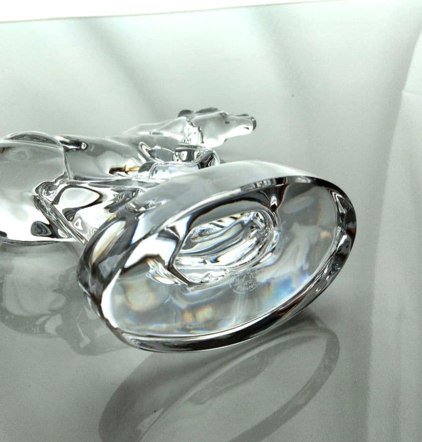 【新品】バカラ　馬　ウマ干支置物 　箱付き