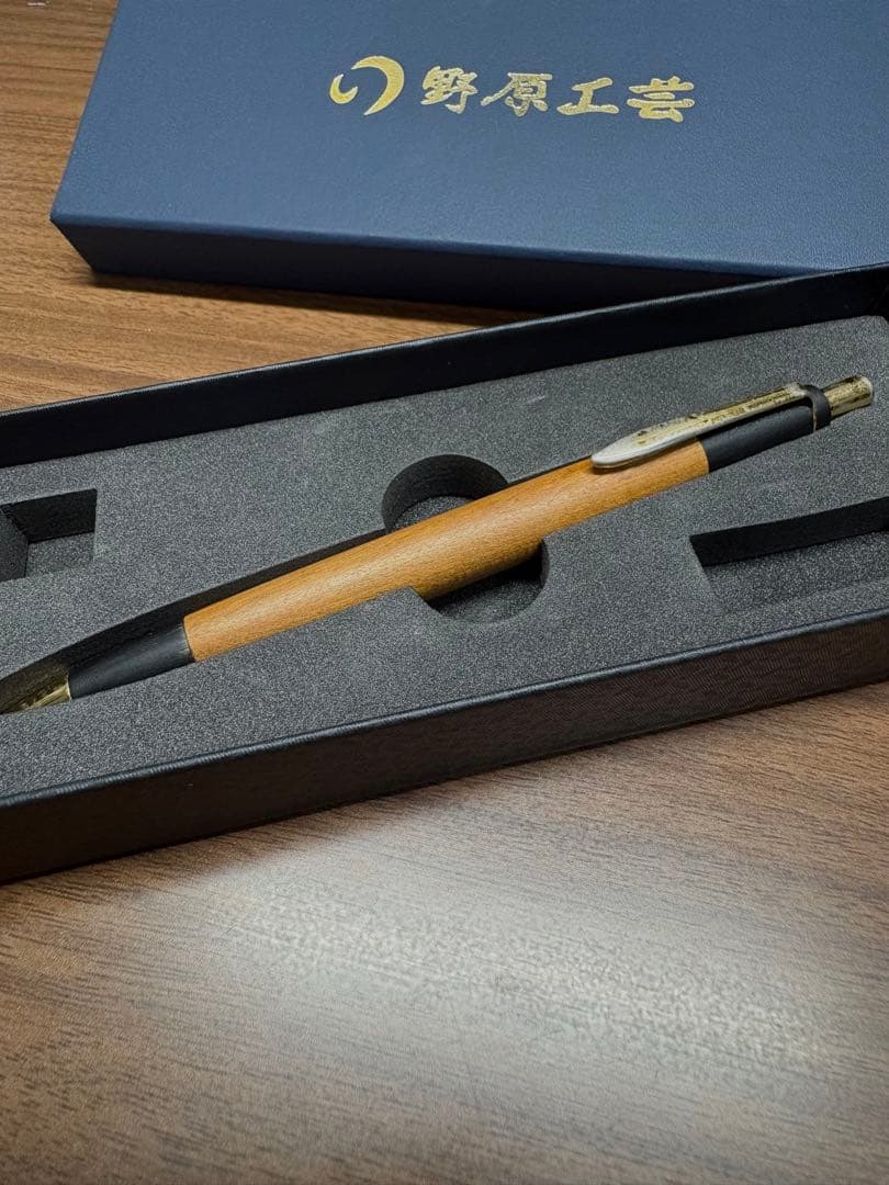 野原工芸シャープペンシル 旧型 山桜 ゴールド金具