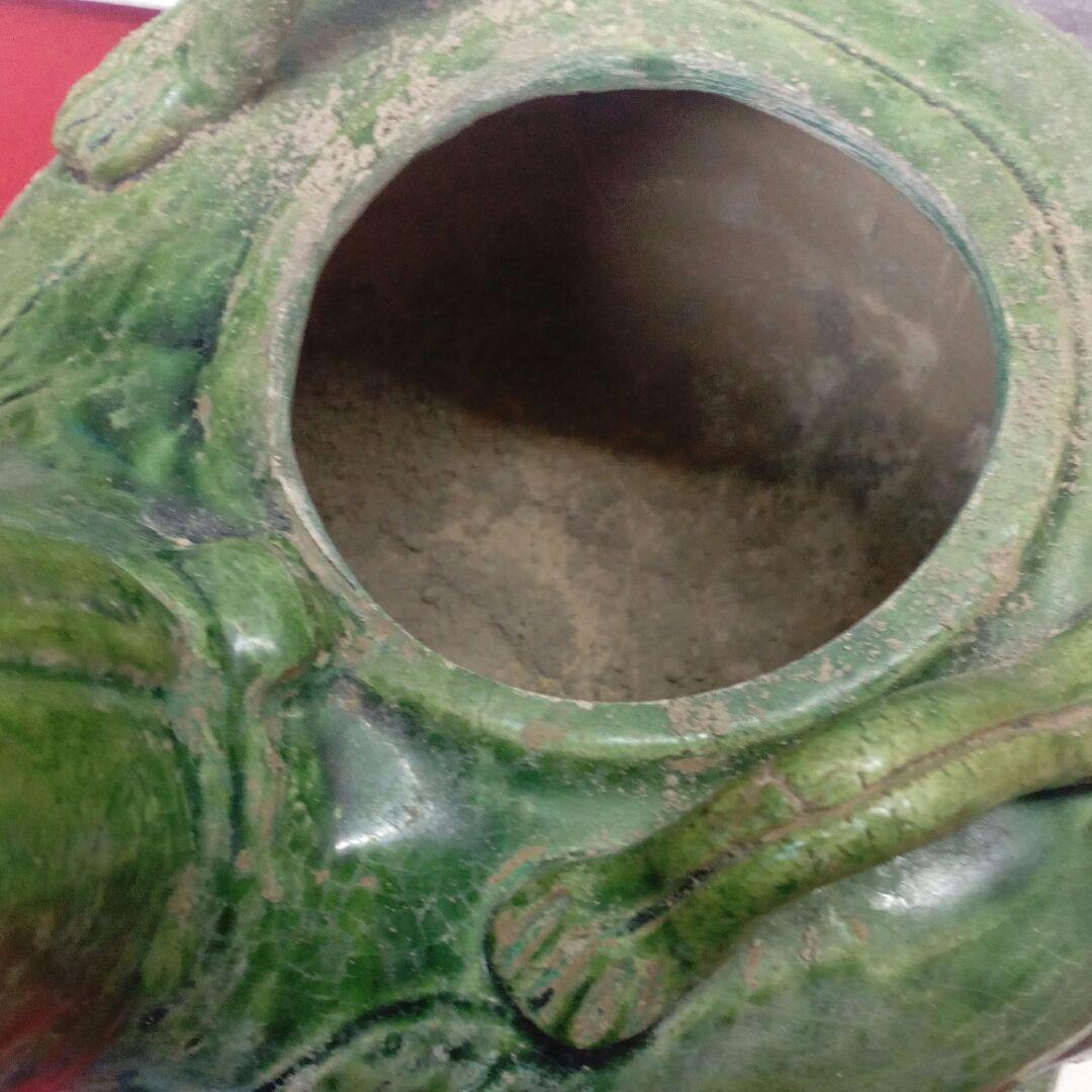 時代古玩中国朝鮮緑釉美術獣羊形時代景色アンティーク美品香炉当時物コレクション