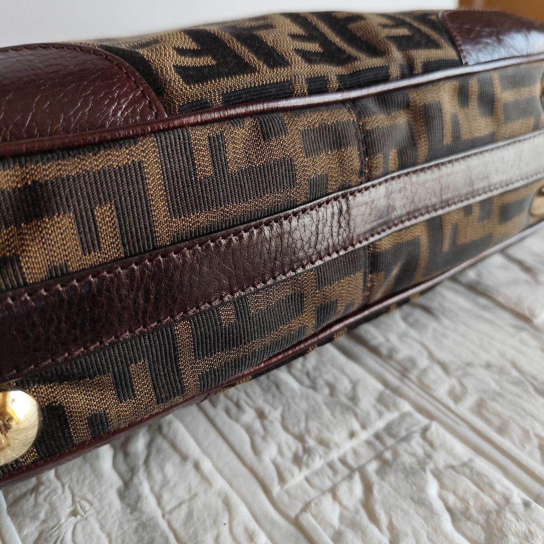 FENDI フェンディ ズッカ柄 2WAY バッグ シリアルカード付き 正規品