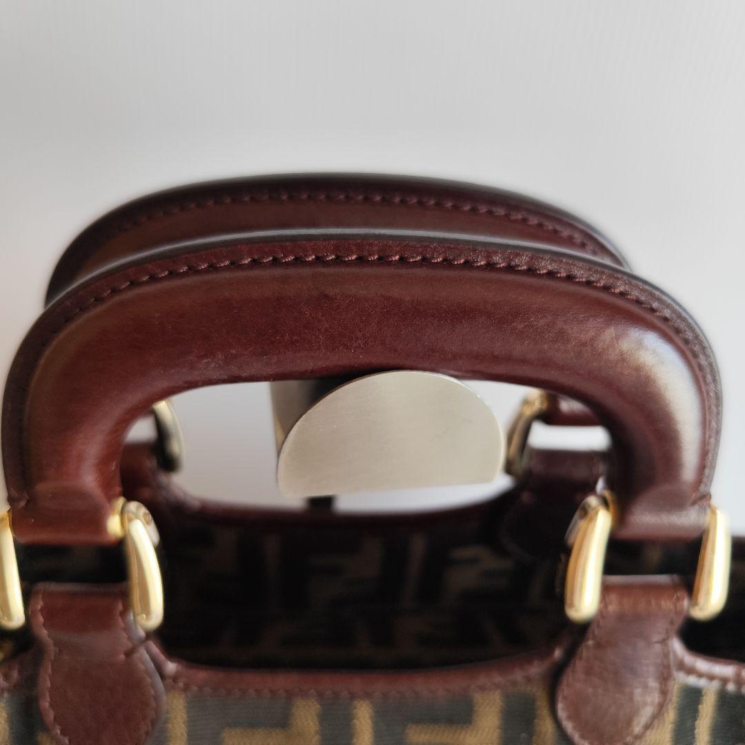 FENDI フェンディ ズッカ柄 2WAY バッグ シリアルカード付き 正規品