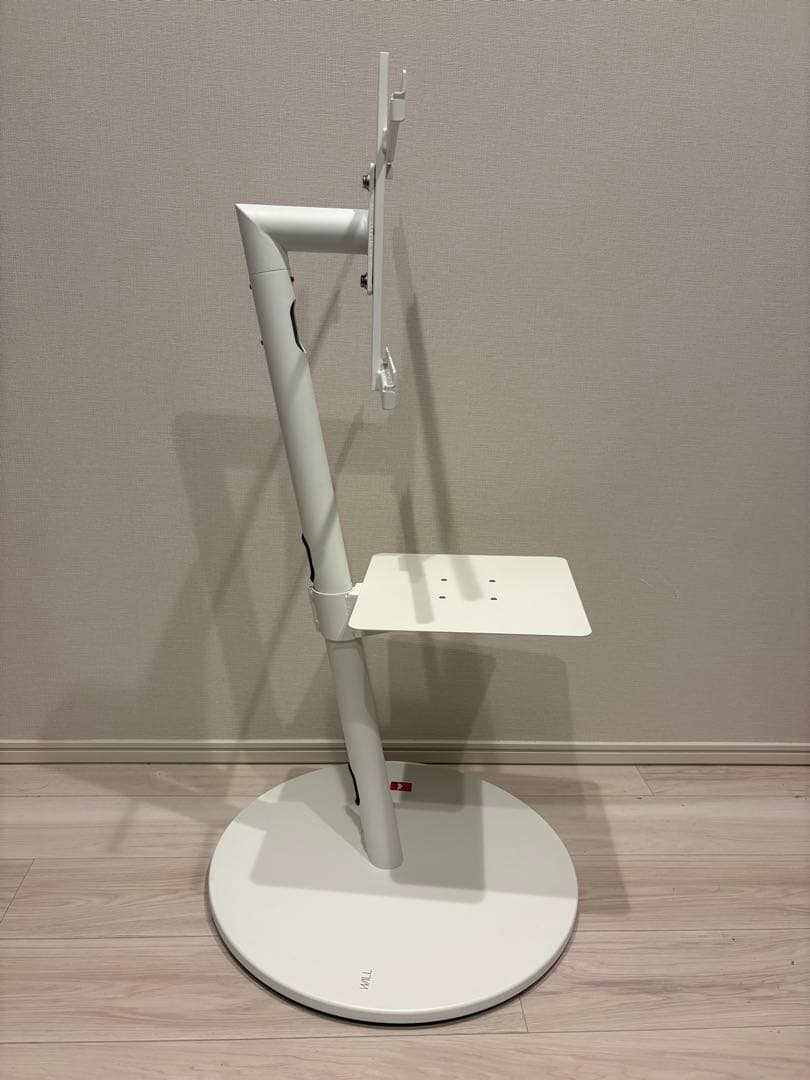 【美品】WALL A2 ロータイプ テレビスタンド 棚板付　ホワイト